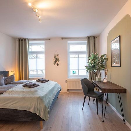 Boho-Suite - Sauna, Netflix, Nespresso, Zentral, Messe Chemnitz Esterno foto