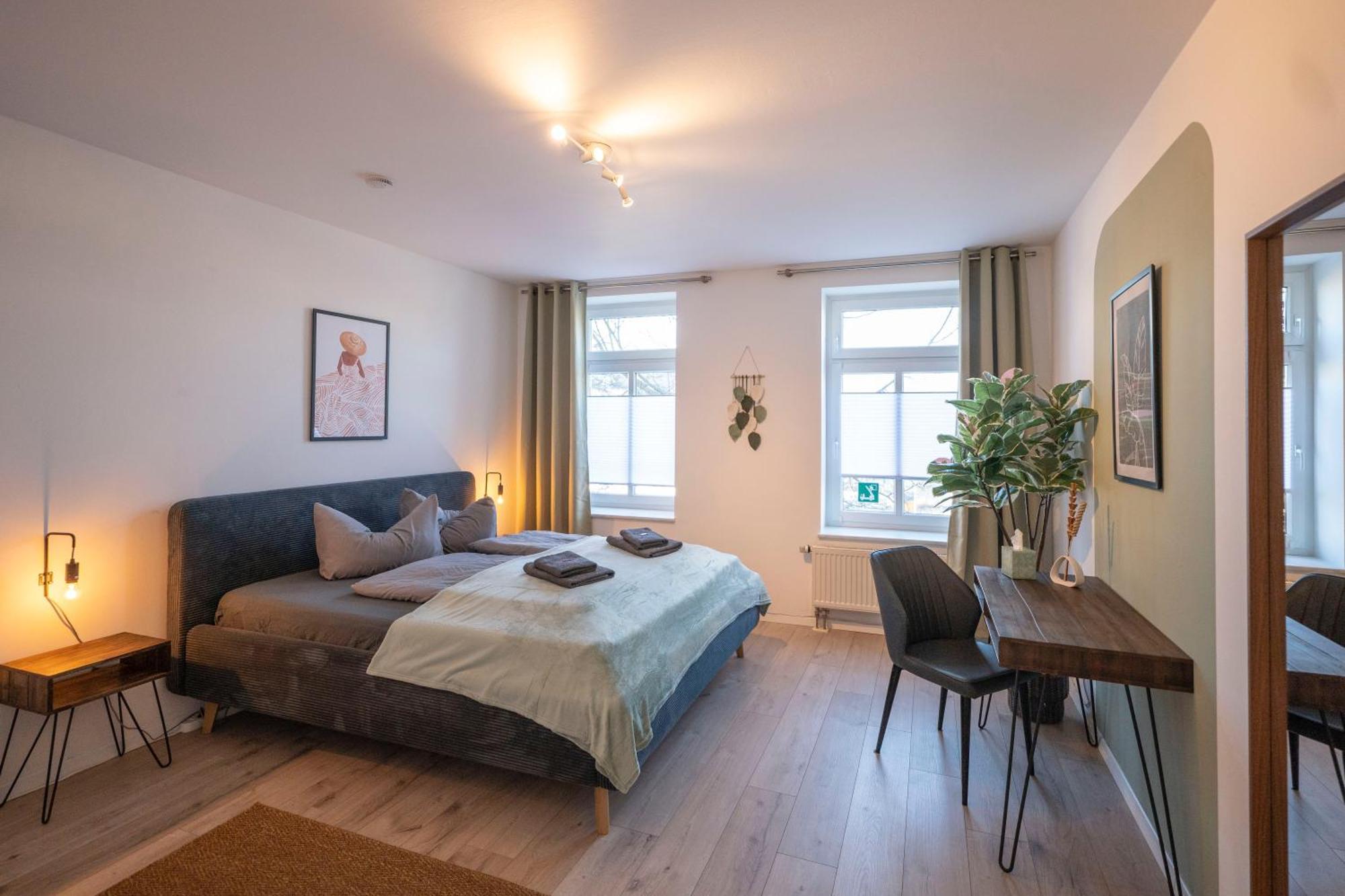 Boho-Suite - Sauna, Netflix, Nespresso, Zentral, Messe Chemnitz Esterno foto